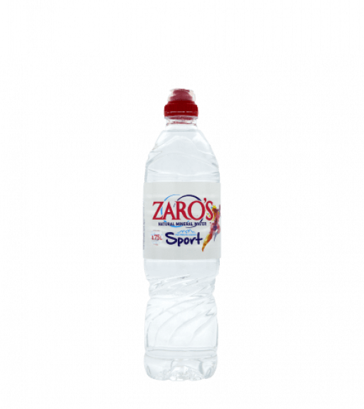 ZARO'S SPORT натуральна мінеральна вода, 0,75 л (1х12)