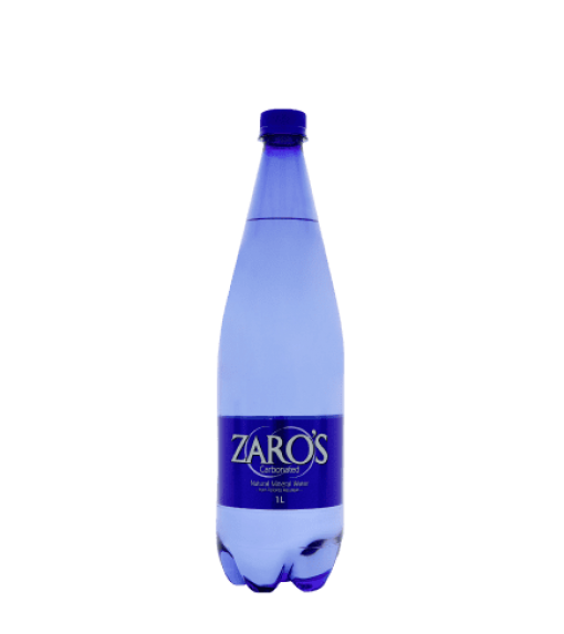 ZARO'S мінеральна вода, газована, 1 л, PET (1х6)